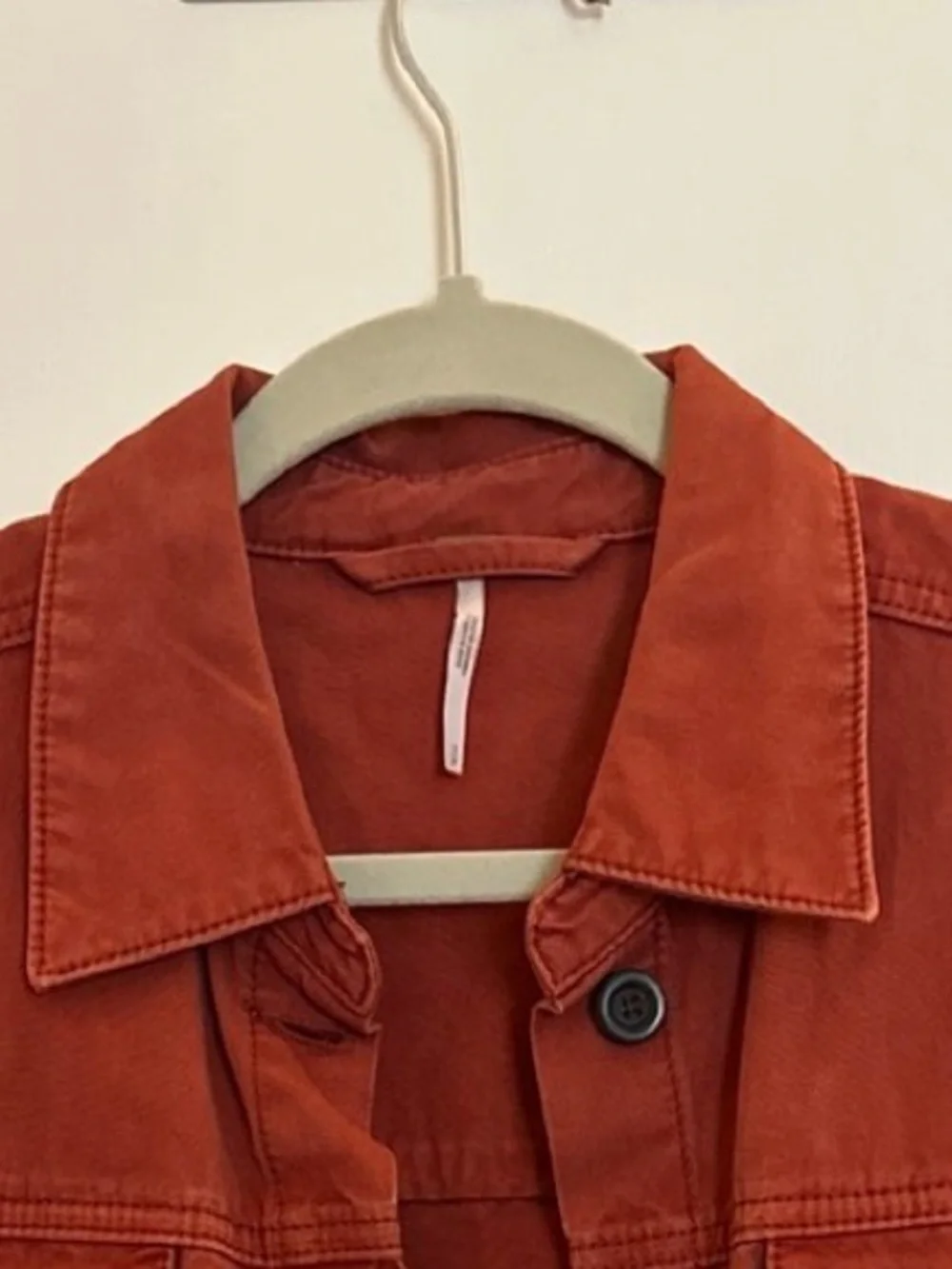 Free People Rust Orange Jean Jacket - Picture 4 of 4